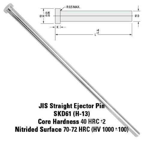 Straight Ejector Pins