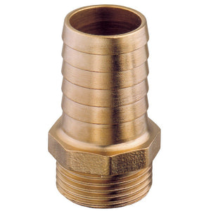 Brass 1/4" Barb with 1//2"  Hose Tail