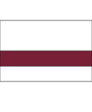 Laserables Mattes White/Burgundy Ⓜ 222226