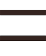 Laserables Mattes Dark Brown/White/Dark Brown Ⓜ 243842