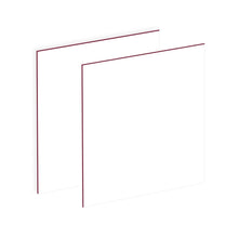 Laserables Mattes White/Burgundy Ⓜ 222226