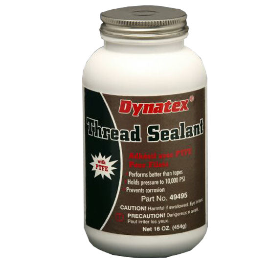 Dynatex Pipe Sealant with PTFE 450gm brush top
