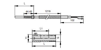 Manifold Thermocouple Threaded Type ETC0251