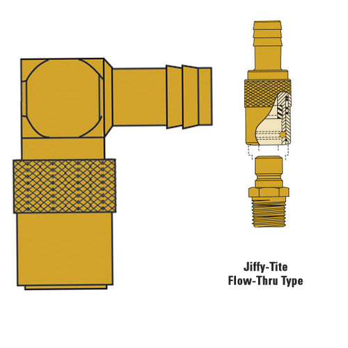 Hose fitting 1/4