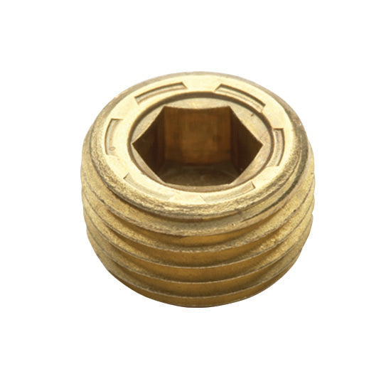 SLDES-01PT Brass Pressure Plug 1/8